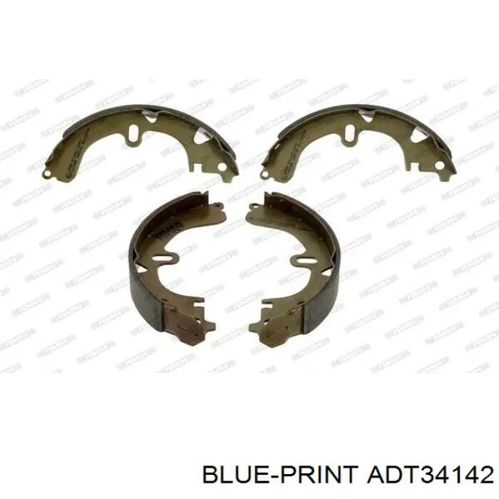 ADT34142 Blue Print zapatas de frenos de tambor traseras