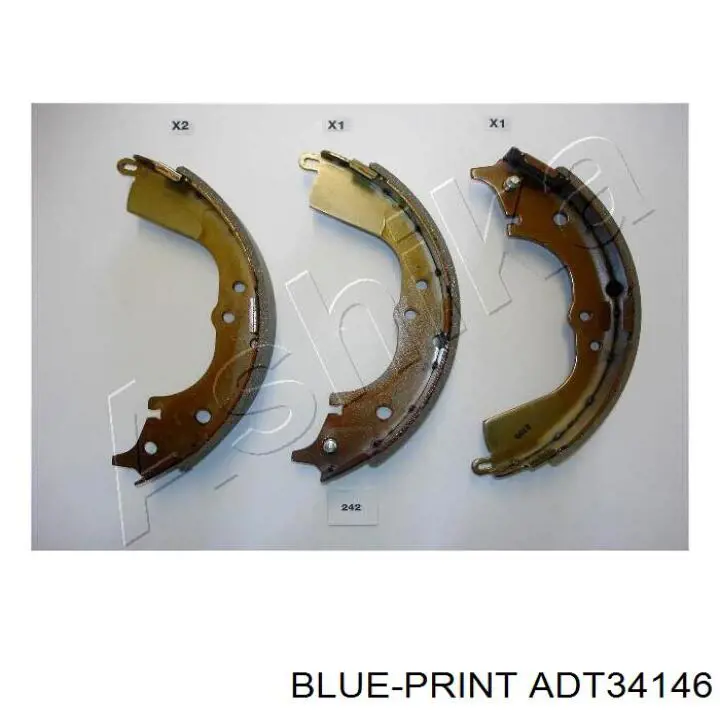 ADT34146 Blue Print zapatas de frenos de tambor traseras