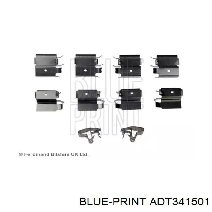 ADT341501 Blue Print juego de reparación, pastillas de frenos