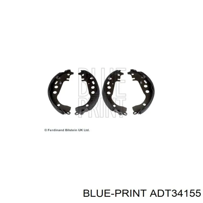 ADT34155 Blue Print zapatas de frenos de tambor traseras