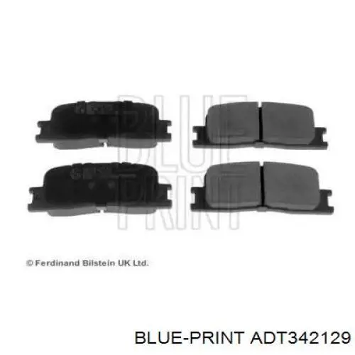 0446621010 Toyota Pastillas freno traseras