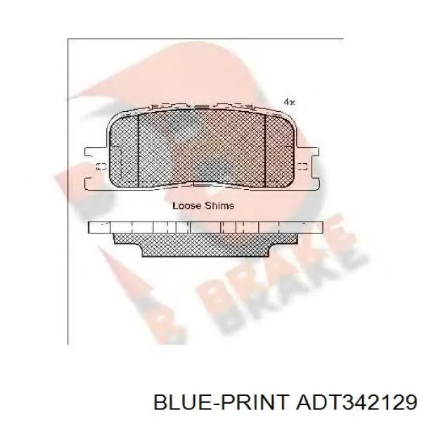 Pastillas de freno traseras 0446621010 Toyota