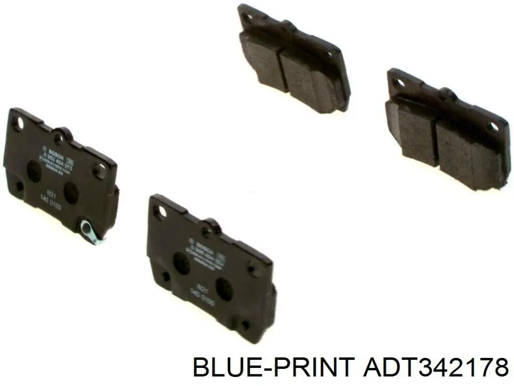 ADT342178 Blue Print pastillas de freno traseras