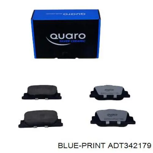 Pastillas de freno traseras 17032400F3008 BYD