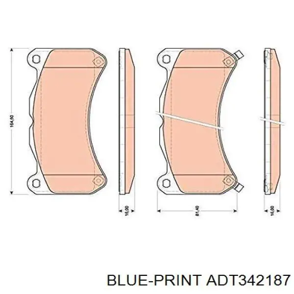 Pastillas de freno 044650W120 Toyota