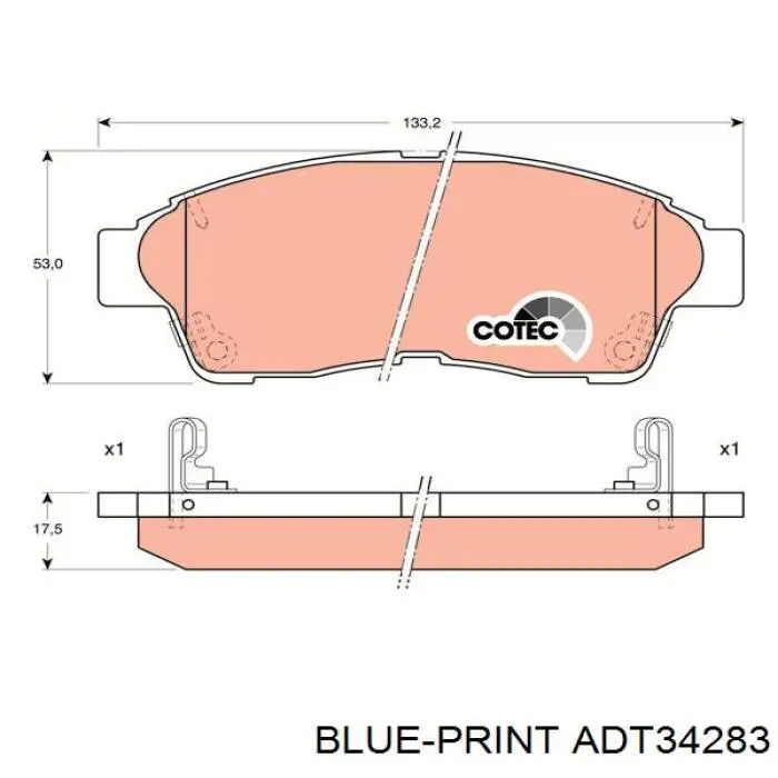 0446533060 Toyota Pastillas delanteras