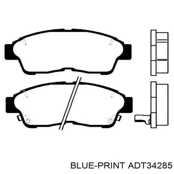 Pastillas freno delanteras Blue Print ADT34285 precio, desde 22,13 EUR