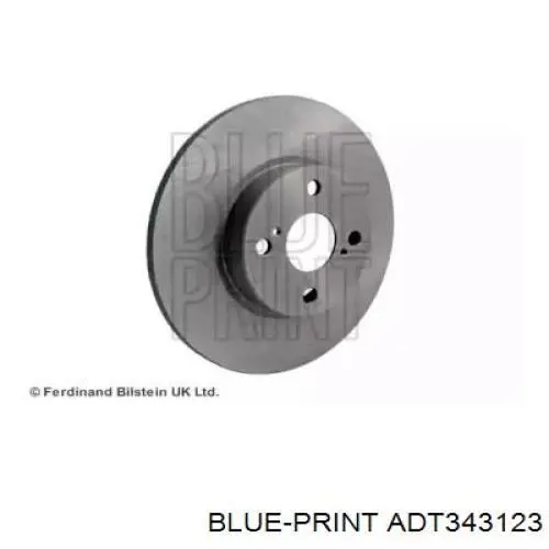 ADT343123 Blue Print disco de freno trasero