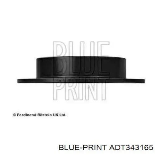ADT343165 Blue Print disco de freno trasero