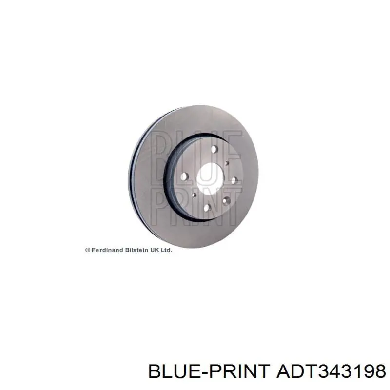 ADT343198 Blue Print disco de freno delantero
