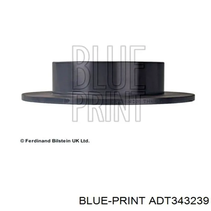 ADT343239 Blue Print disco de freno trasero