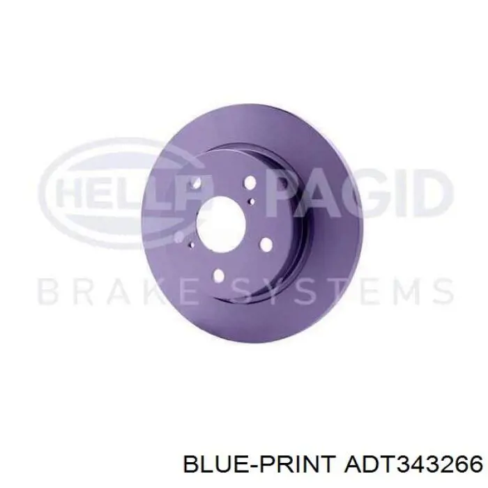 Disco de freno trasero Toyota Auris E15