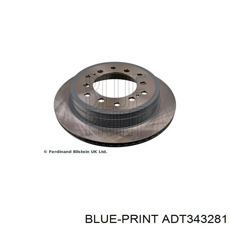 ADT343281 Blue Print disco de freno trasero