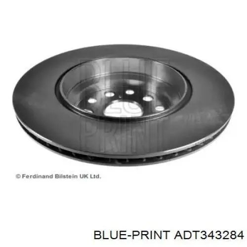 ADT343284 Blue Print disco de freno trasero