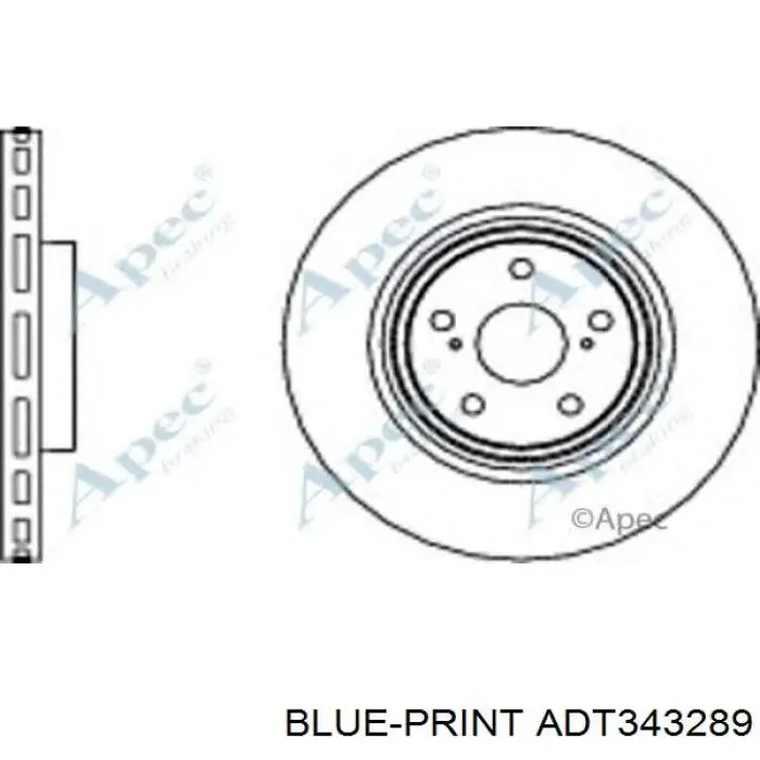 D1943 EBC Brakes freno de disco delantero