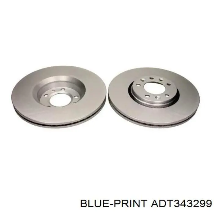 Disco de freno delantero Blue Print ADT343299