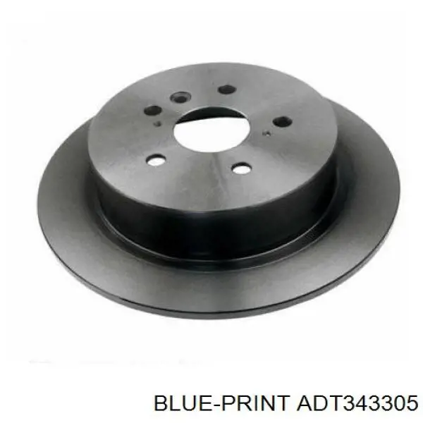 Disco de freno trasero ADT343305 Blue Print