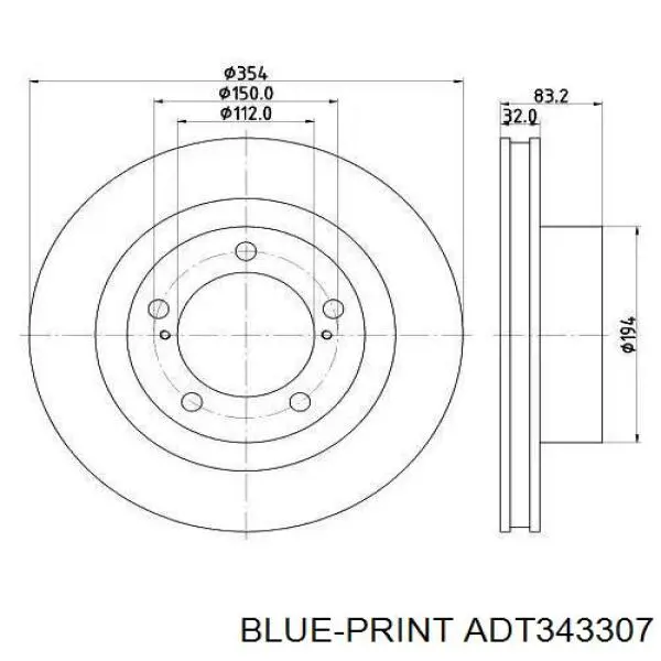 Disco de freno DBA42724S DBA
