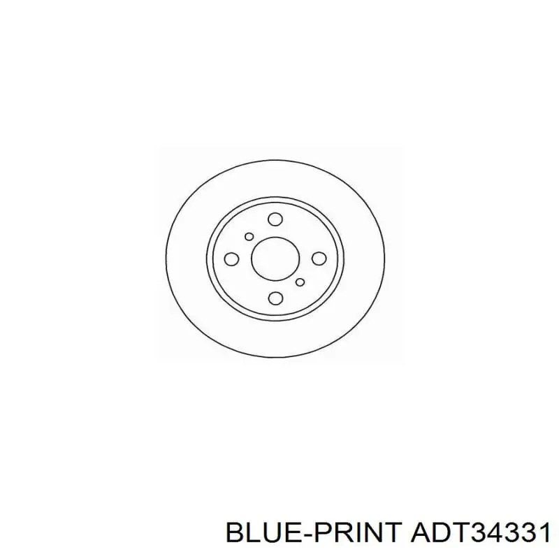 ADT34331 Blue Print freno de disco delantero