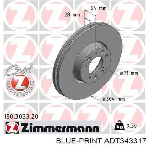 Frenos delanteros Bremsi CD7324V precio, desde 55,17 EUR