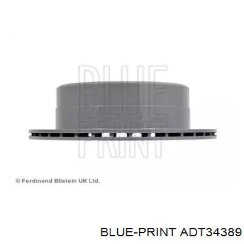 ADT34389 Blue Print disco de freno trasero