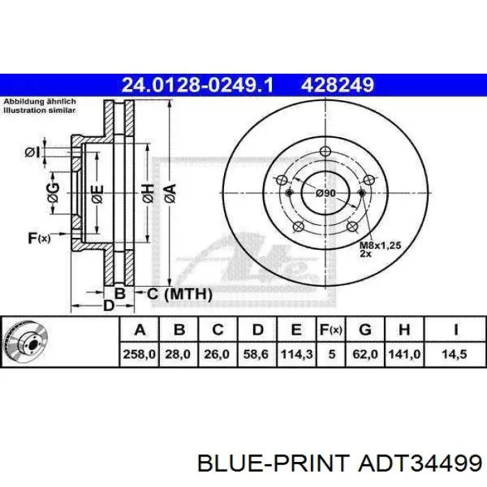 Cilindro de freno de rueda trasera CS223 Japan Parts