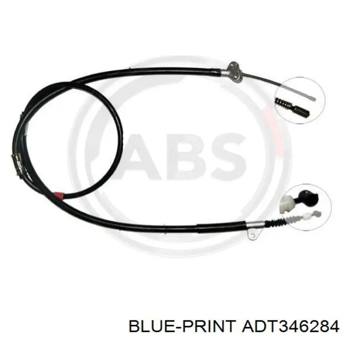 BKB2441 Borg&beck cable de freno de mano trasero derecho