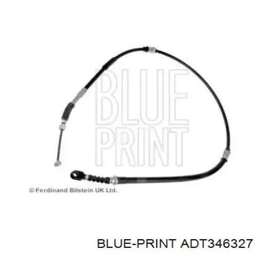 ADT346327 Blue Print cable de freno de mano trasero izquierdo