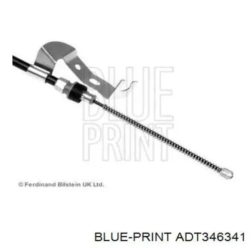 ADT346341 Blue Print cable de freno de mano trasero izquierdo