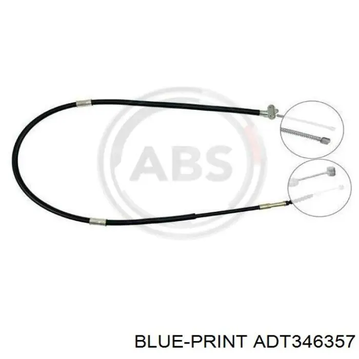 4642012710 Toyota cable de freno de mano trasero derecho