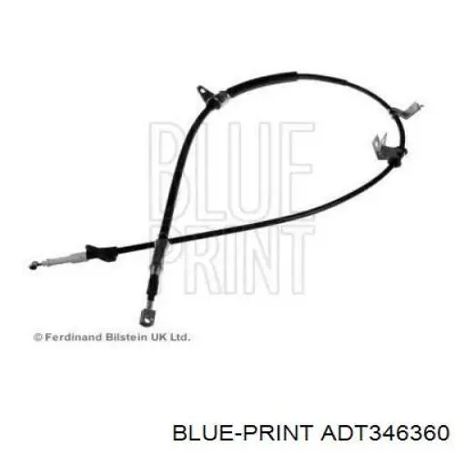 Comprar ADT346360 Blue Print Cable de freno de mano trasero izquierdo