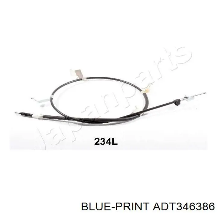 ADT346386 Blue Print cable de freno de mano trasero izquierdo