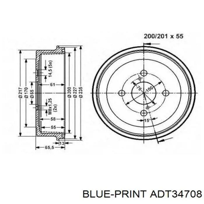Comprar 12130 Toyota Tambor de freno trasero