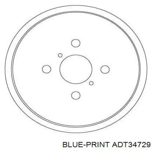 Tambor de freno trasero para Toyota Yaris (P13)