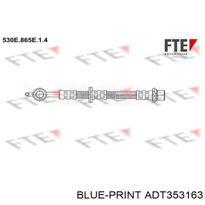 SL5315 ABS Manguera de freno trasera