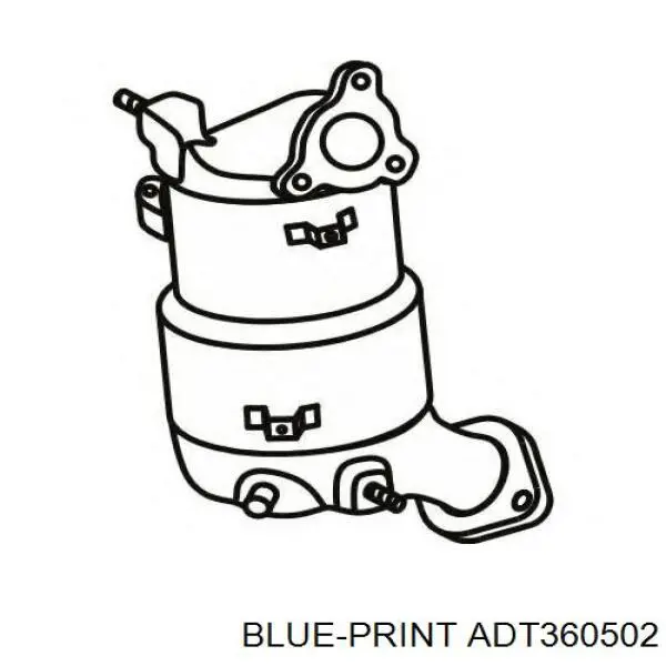 Convertidor catalítico Toyota 2505126040