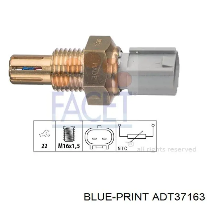 Sensor ABS delantero izquierdo 8954304020 Toyota