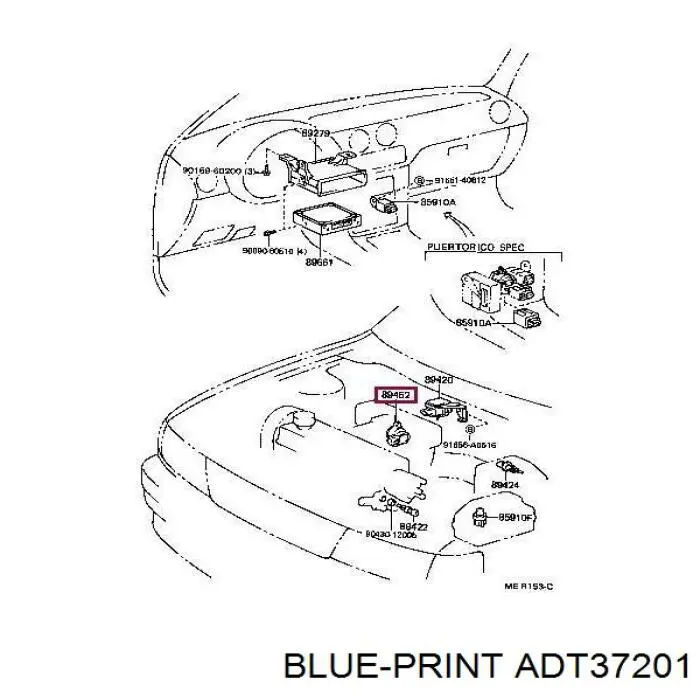 Comprar 8945212040 Toyota Sensor tps