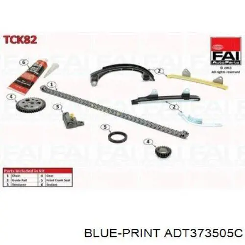 ADT373505C Blue Print cadena de distribución