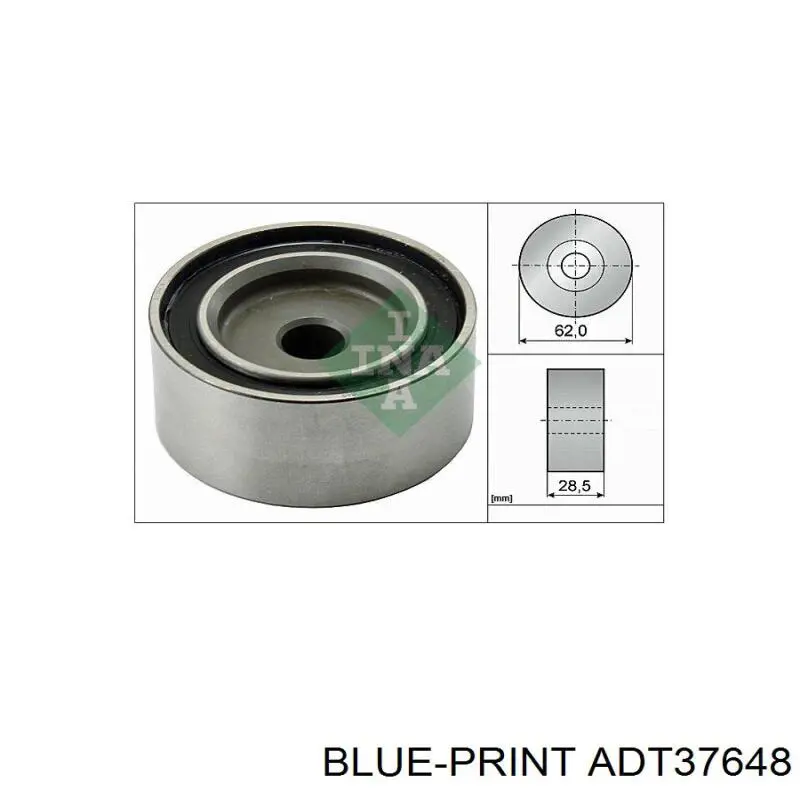 Rodillo intermedio de correa dentada Toyota Corolla E12