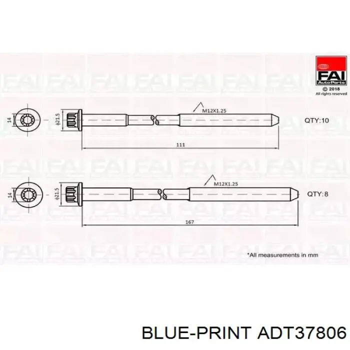 Comprar 9091002091 Toyota Tornillos de culata