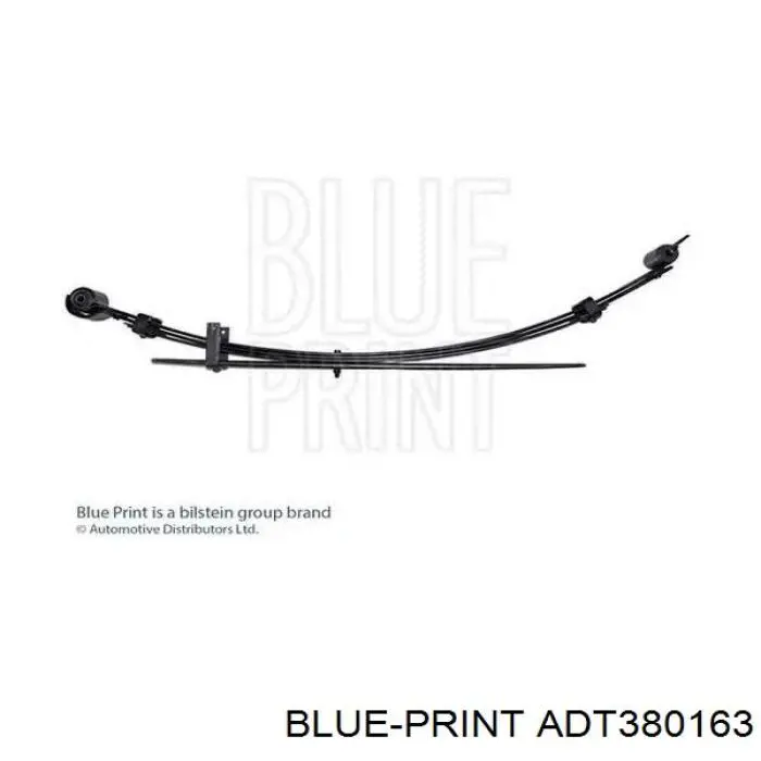 Buje trasero de ballesta trasera ADT380163 Blue Print