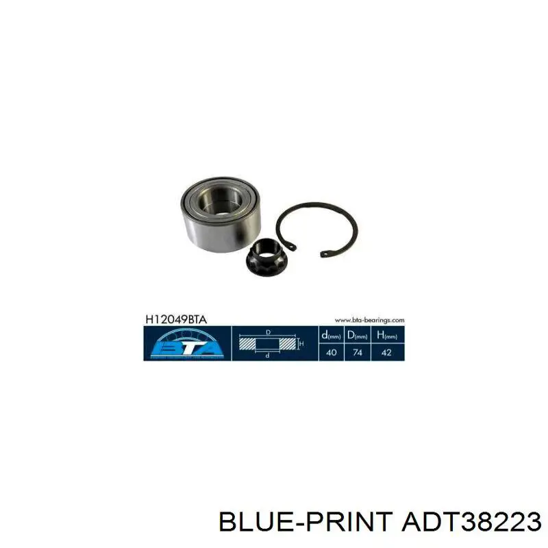 Cojinete de rueda delantero Toyota Celica T16