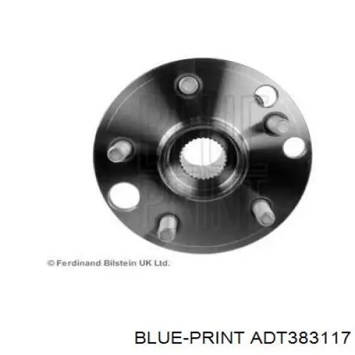 Cubo de rueda trasero ADT383117 Blue Print