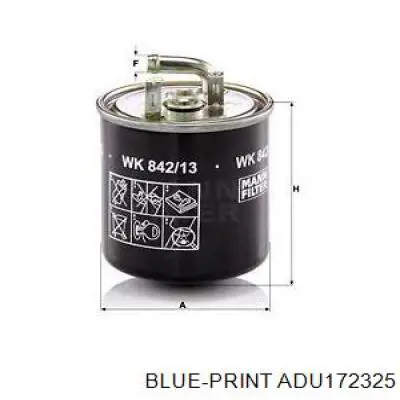 ADU172325 Blue Print filtro de combustible