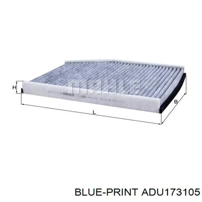 Disco de embrague ADU173105 Blue Print