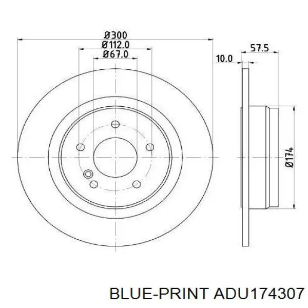 Comprar A204423151290 Mercedes Disco de freno trasero