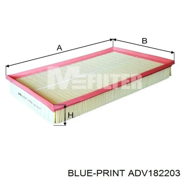 ADV182203 Blue Print filtro de aire