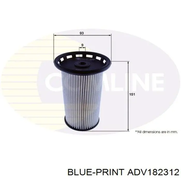 ADV182312 Blue Print Filtro de gasolina