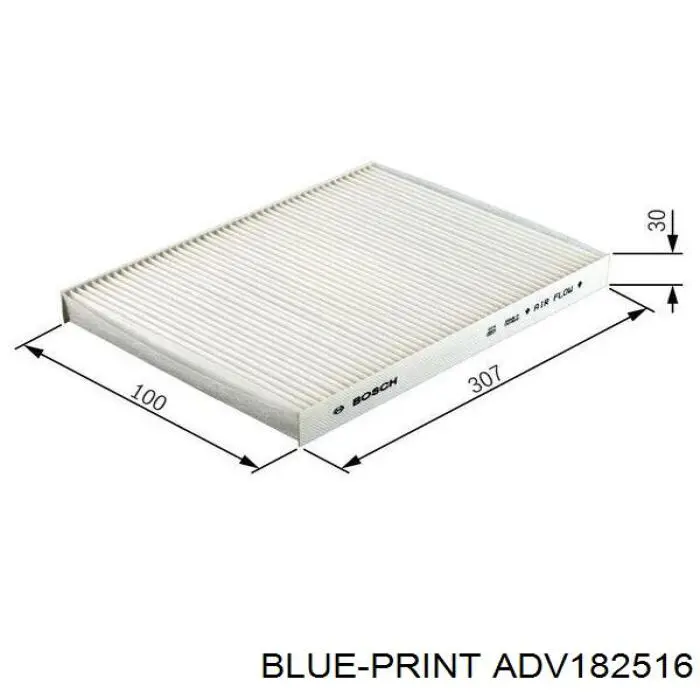 ADV182516 Blue Print filtro de habitáculo